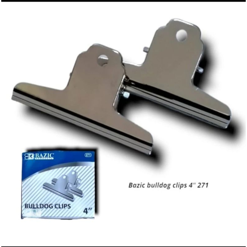 

Bazic - Bulldog Clip Stainless / Penjepit Kertas Jumbo
