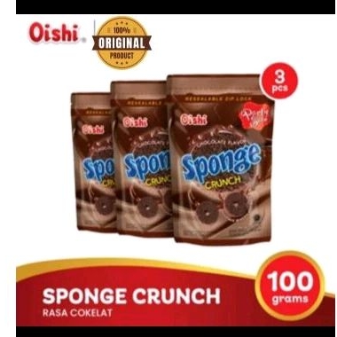 

Sponge Crunch Rasa Coklat Multipack 3 Pcs