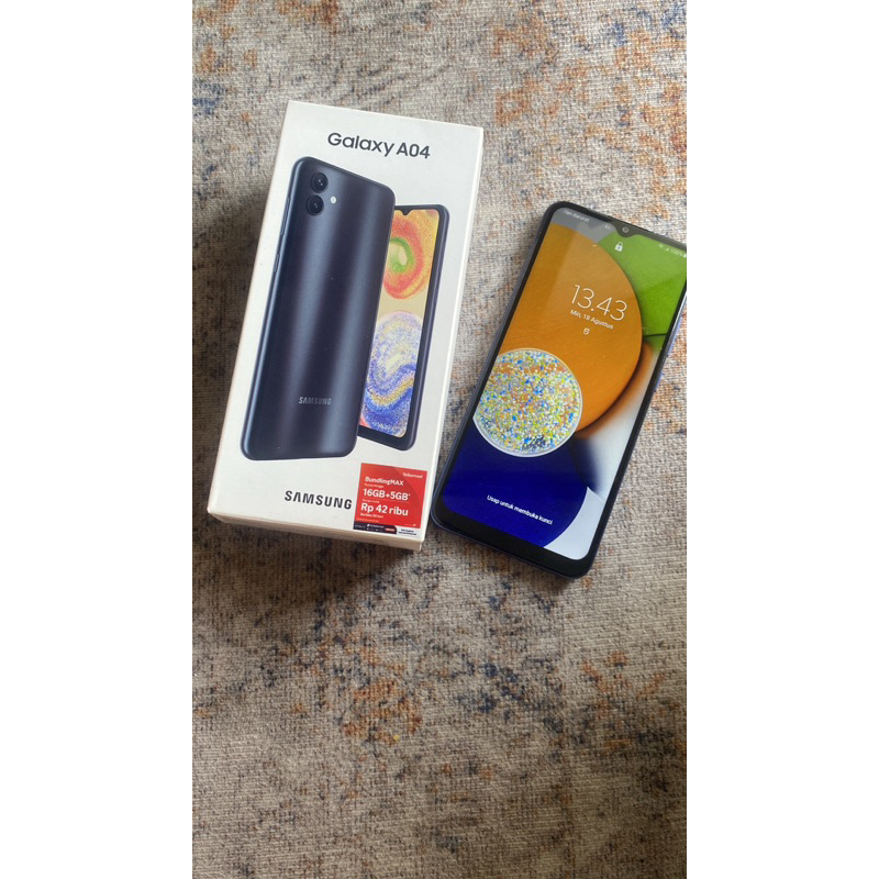 handphone samsung galaxy A03 RAM 4Gb /128 Gb ROM like new pemakian pribadi