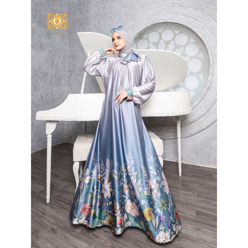 Oly official store - gamis diora armany silk premium