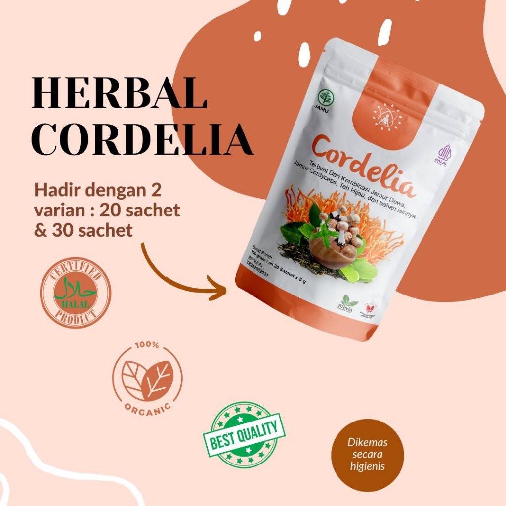 

herbal cordelia solusi kolesterol, diabetes, stroke, penyumbatan pembuluh darah. bpom dan halal