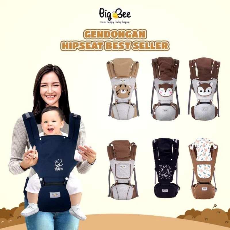 [BISA COD] Gendongan bayi hipseat gendongan pakai dudukan depan