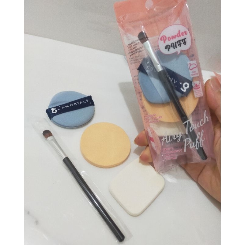 SPONS MAKE UP + BRUSH MAKE UP SET + KUAS SPONS BEAUTY SPONS SET