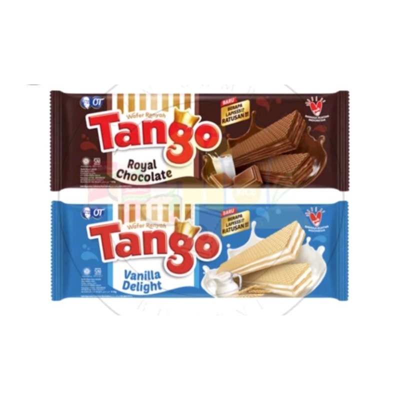 

Tango Wafer Coklat dan Vanilla 110 gr