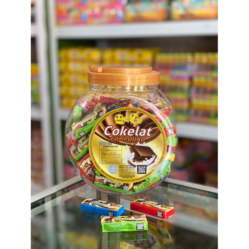 

PERMEN LUNAK COKLAT COUMPOUND TOPLES 100pcs