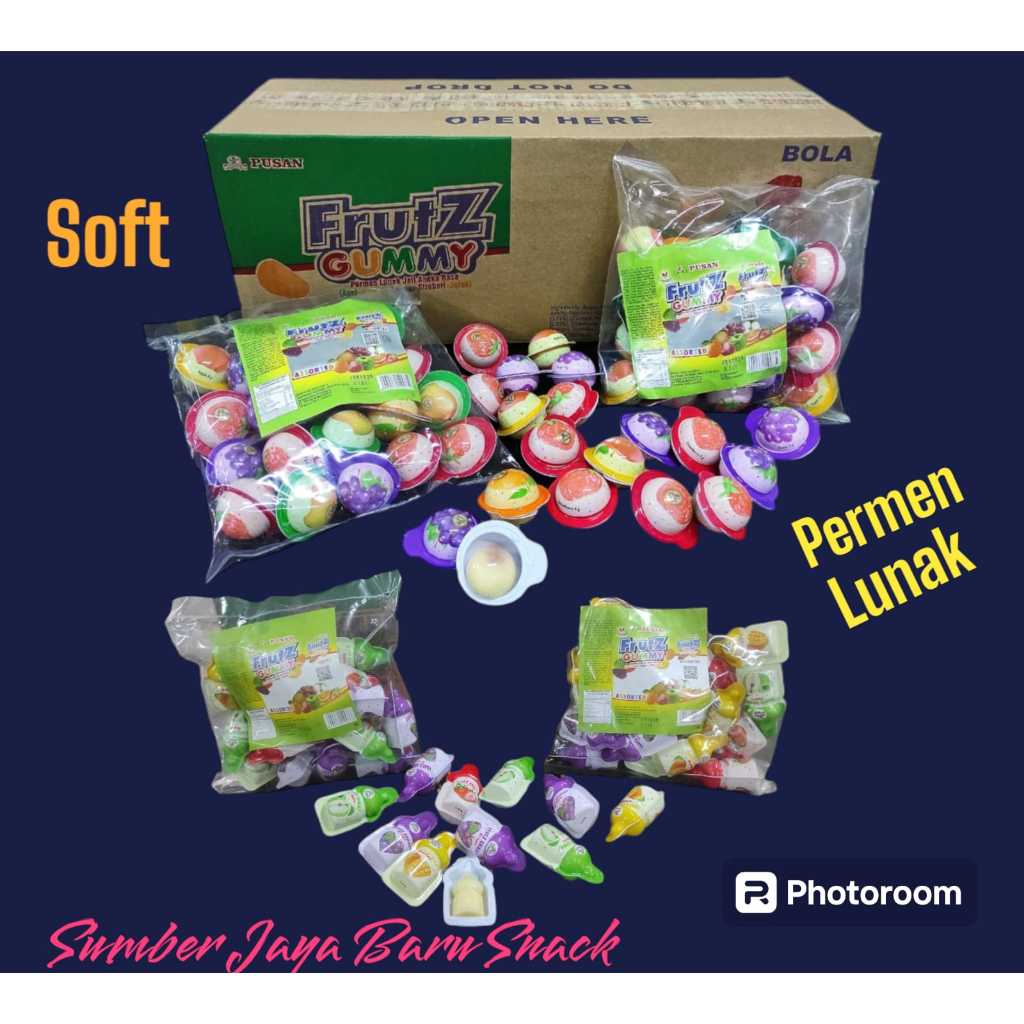 

Frutz Gummy Ball & Dot | 1 @ 20 Pcs | Pusan