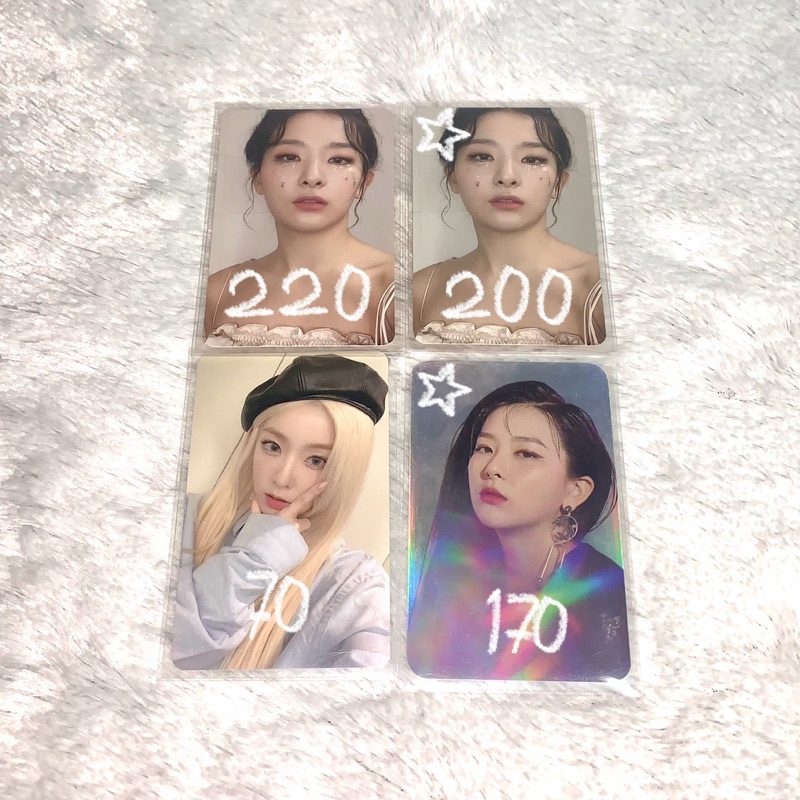 wts sell jual pc photocard redvelvet seulgi nunmul tears glitter pob lucky draw music korea ld mukor