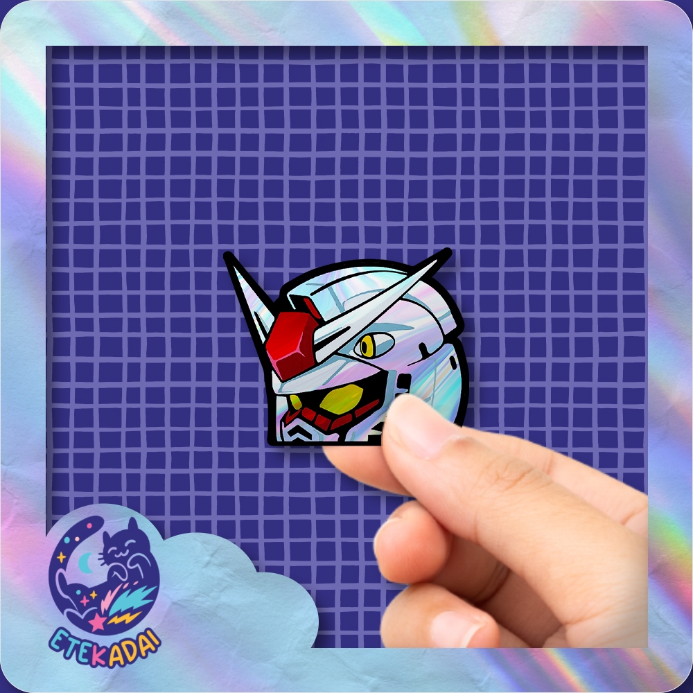 

Stiker Hologram Anime Gundam 1