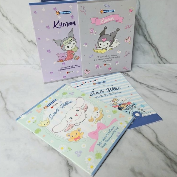 

buku tulis newstar 38 lembar 1 buku uk kwarto A5 kuromi sanrio melody REPLM431