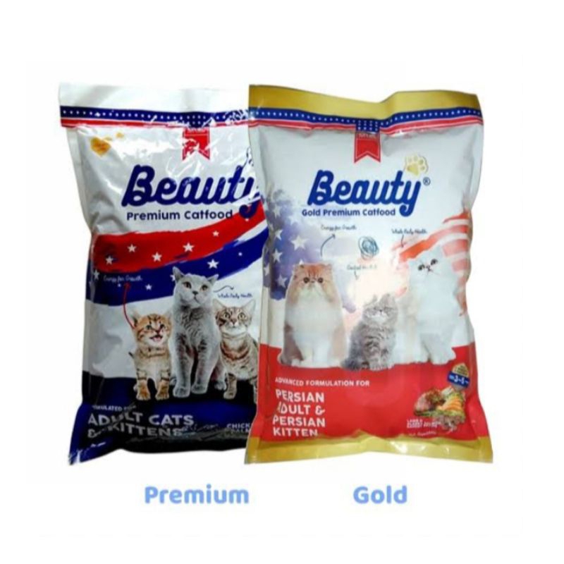 Beauty Premium & Gold Cat Food repack