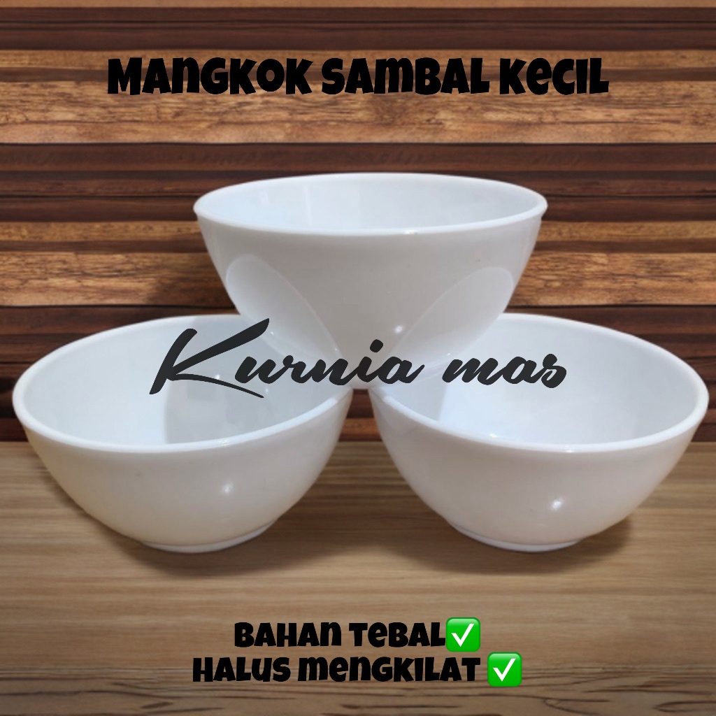 Mangkok Sambal Kecil Putih Mangkuk Putih Mangkok Plastik Kuah Nasi