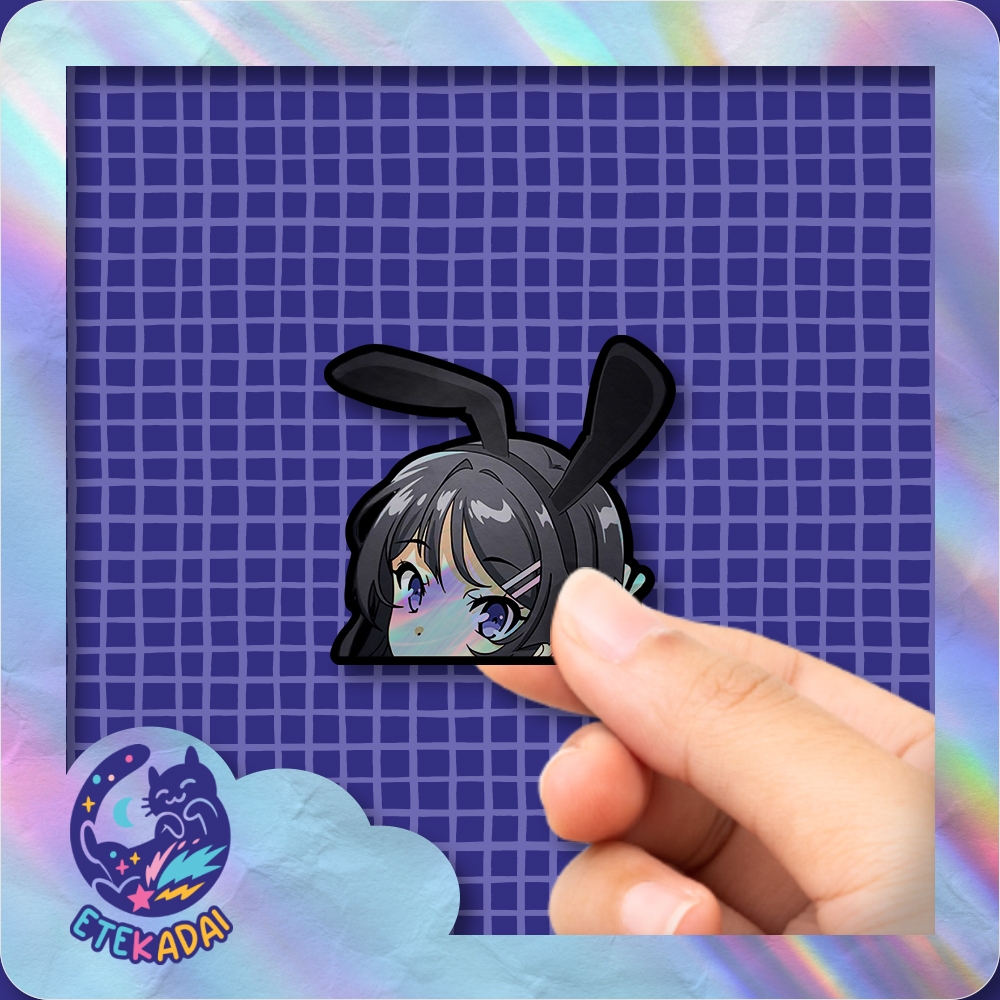 

Stiker Hologram Anime Mai Sakurajima 2