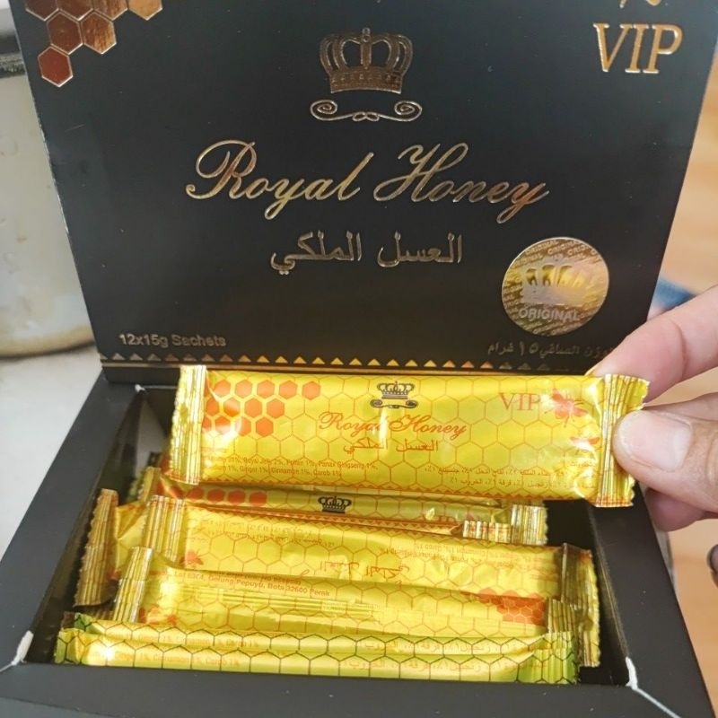 

BARUUU madu royal honey VIP 15gram/sachet asli turki 100% exp 2030 tangan pertama harga murah