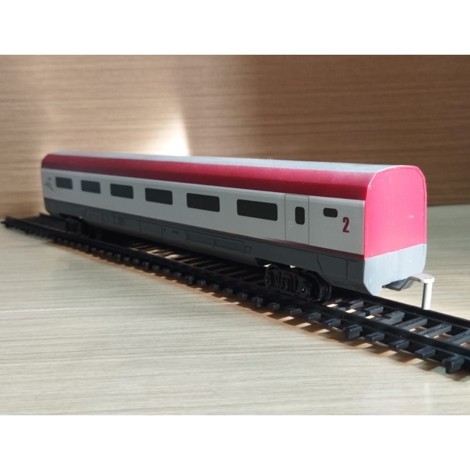 Mainan gerbong Kereta api Cepat Fenfa Skala 1:87
