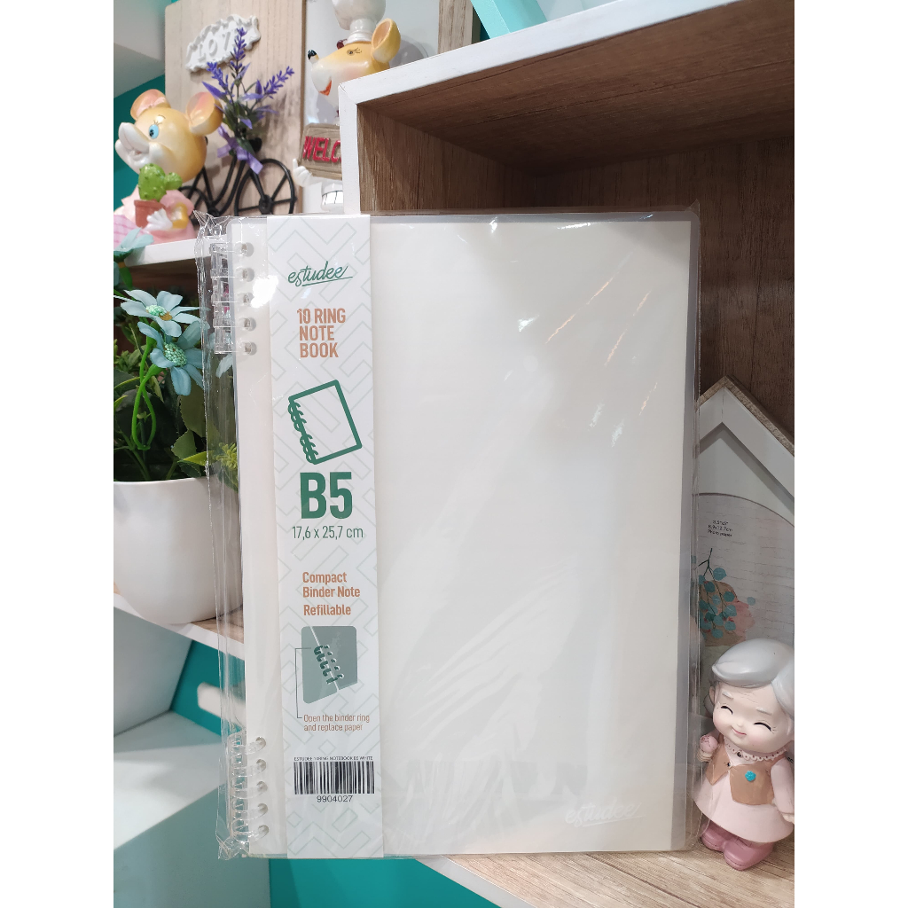 

Gramedia Mal Pekanbaru - (Original) Estudee 10Ring Notebook B5 White