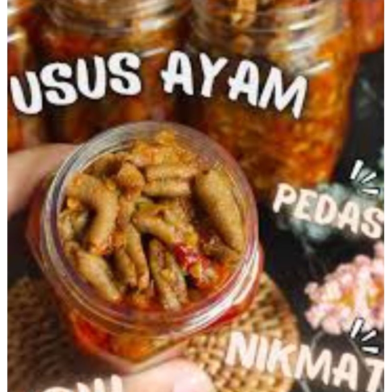 

Sambal usus ayam,sangat lezat di temani nasi