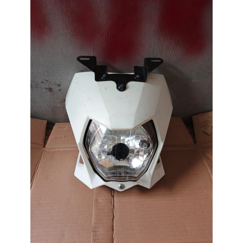 Headlamp Lampu depan Klx 150 Bf Original copotan