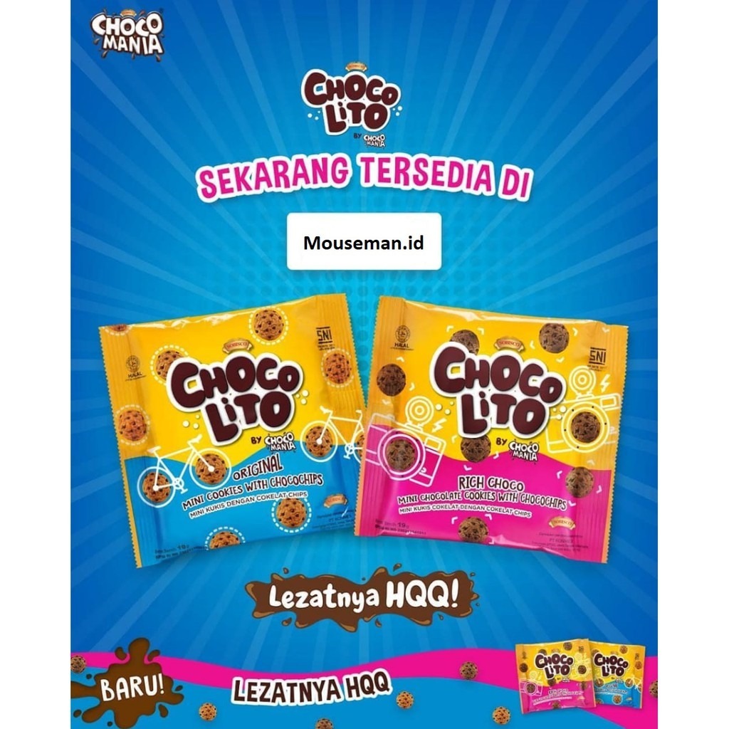 

Chocolito Mini Cookies BY Chocomania Chocochips CHOCO LITO - Netto 19 gr