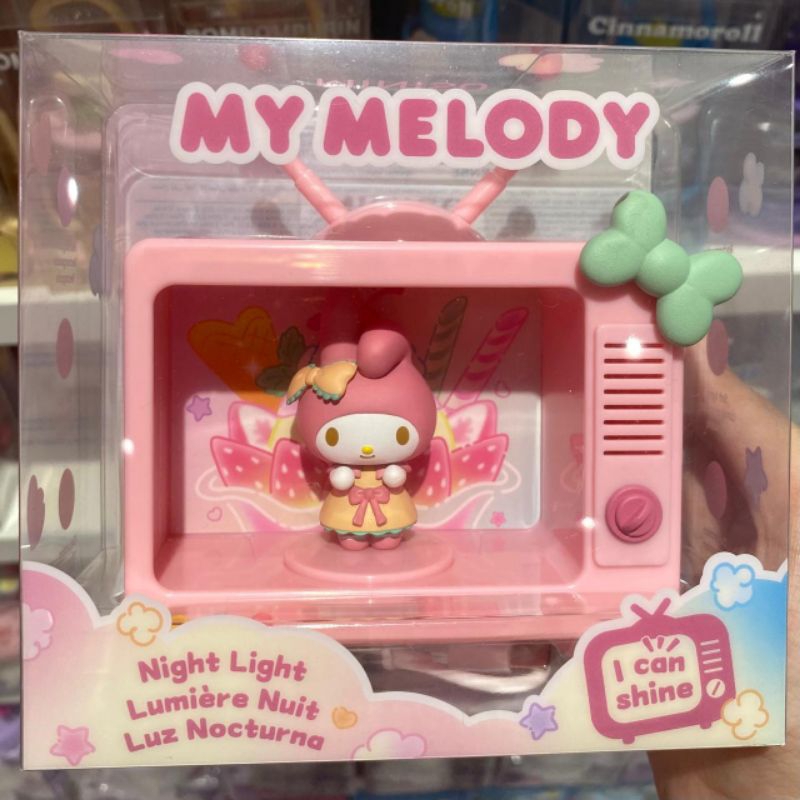 Miniso x Sanrio Lampu Tidur Night Light Retro TV Sanrio My Melody