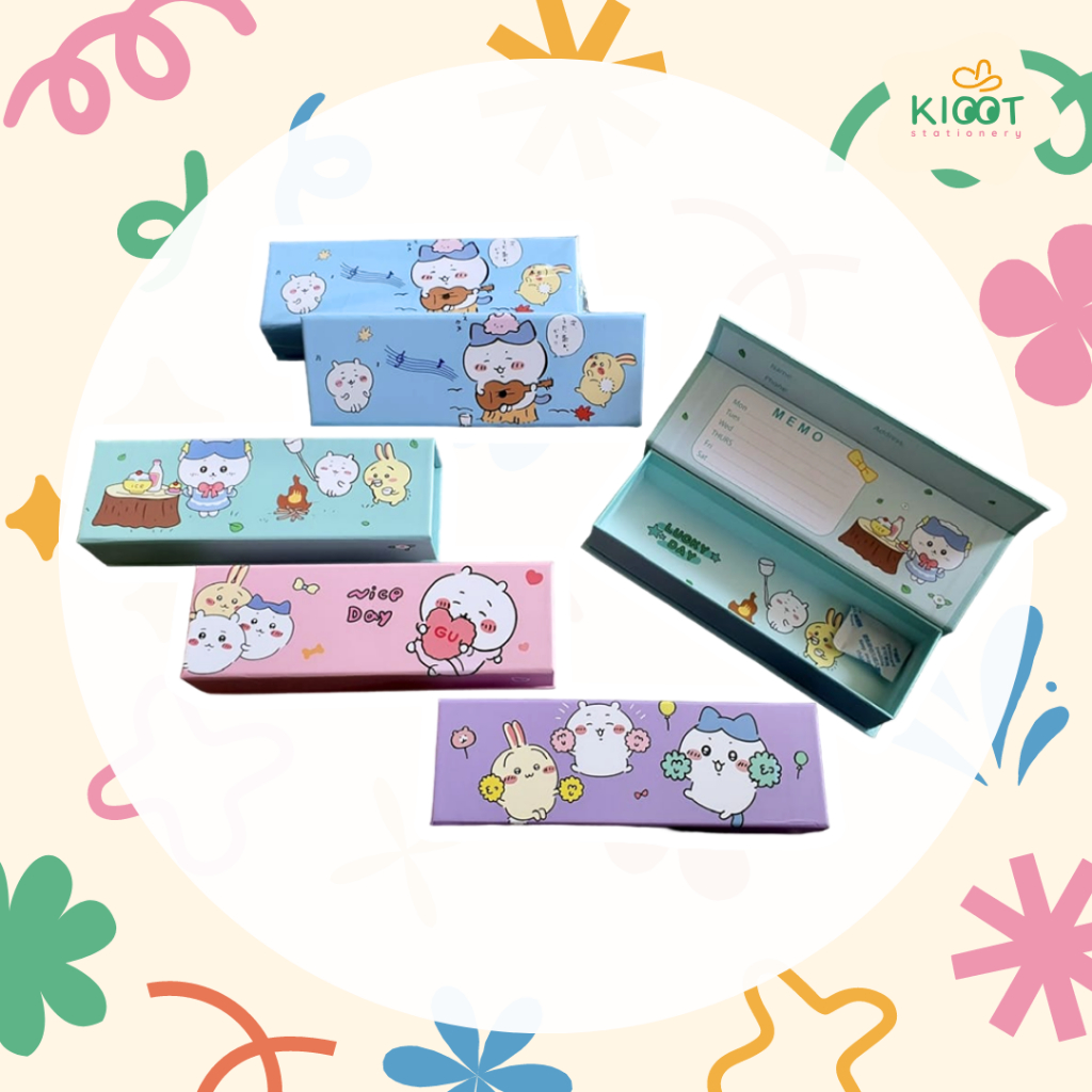 

Kioot - Tempat Pensil Tepak Alat Tulis Pencil Case Anak Sekolah Serbaguna Karton Warna D 210-69
