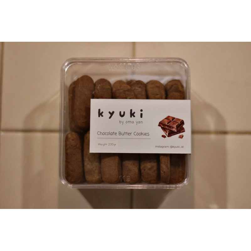 

Chocolate Butter Cookies Kyuki by Oma Yan - Kue Kering 200gr