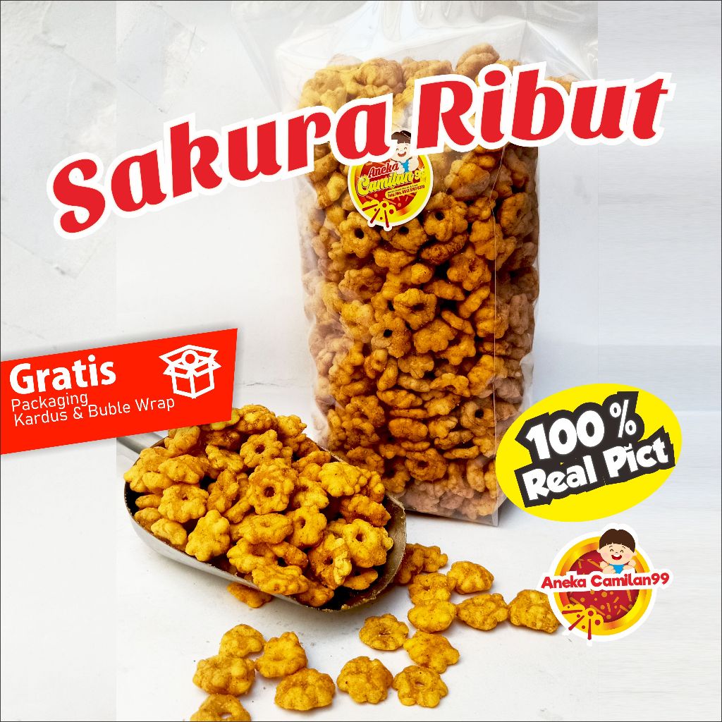 

Sakura Ribut 1kg Snack Jadul Kiloan Murah