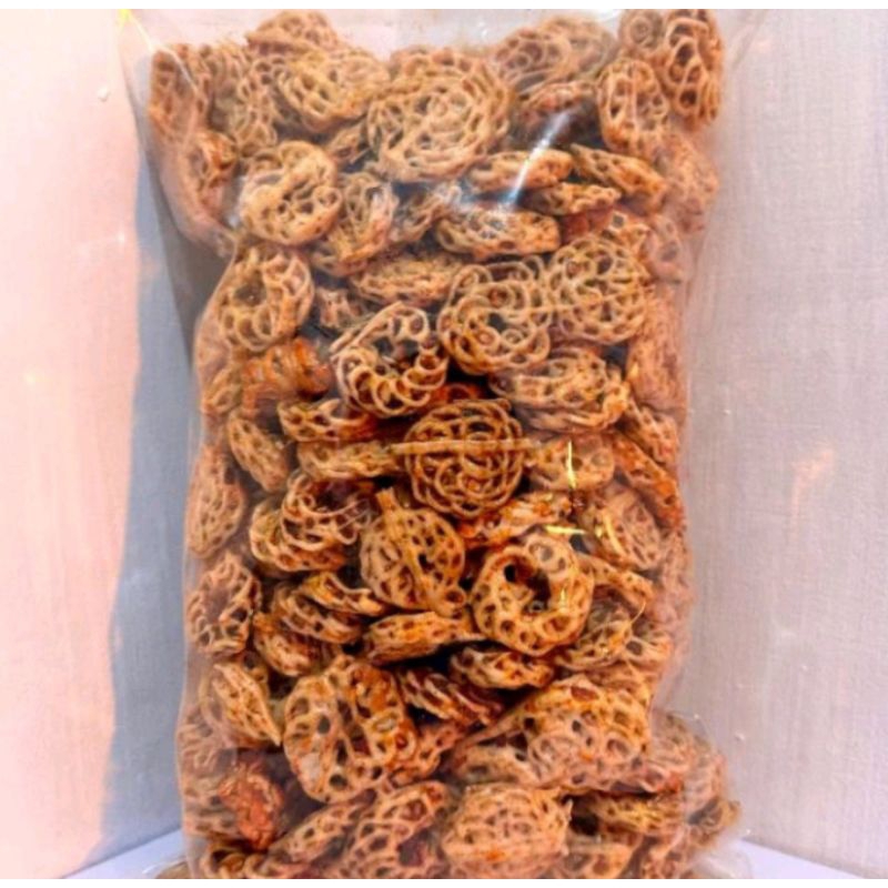 

krupuk rapael kering pedas daun jeruk 1kg