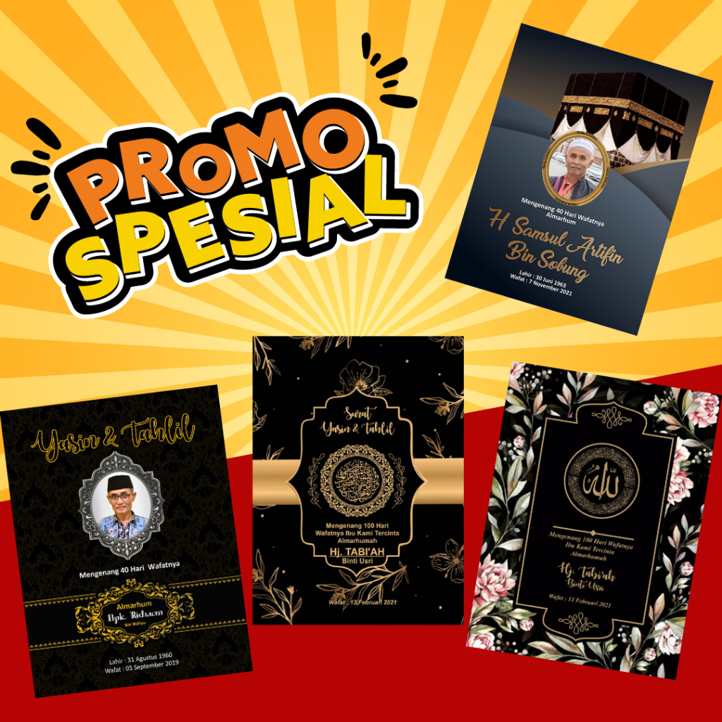 CETAK BUKU YASIN TERLARIS 96 HAL | Gratis Design + foto | TERMURAH  GRATIS PASANG FOTO ALM