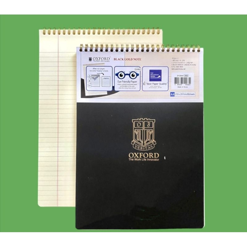 

NOTEBOOK SPIRAL ATAS A4 D124A4/80 SHEETS