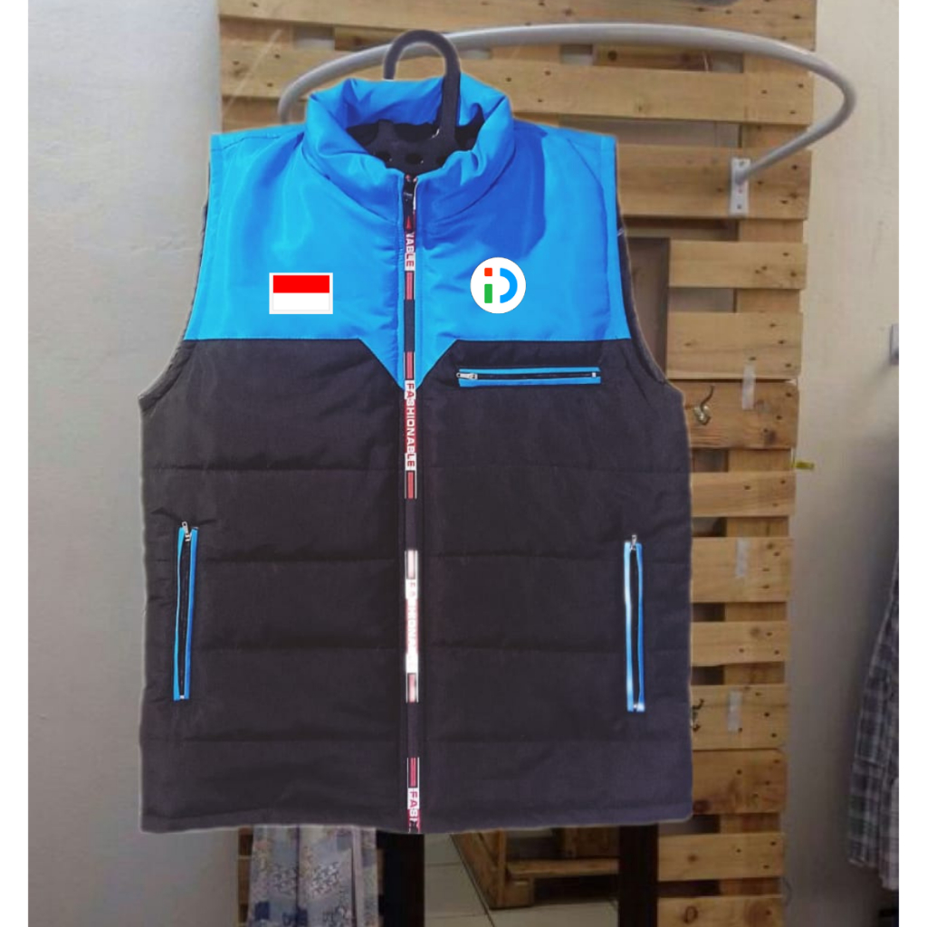 Rompi Pria Pengendara Motor Terbaru  Rompi  Pria InDriver Store Jaket InDriver Rompi Motor Anti Angi