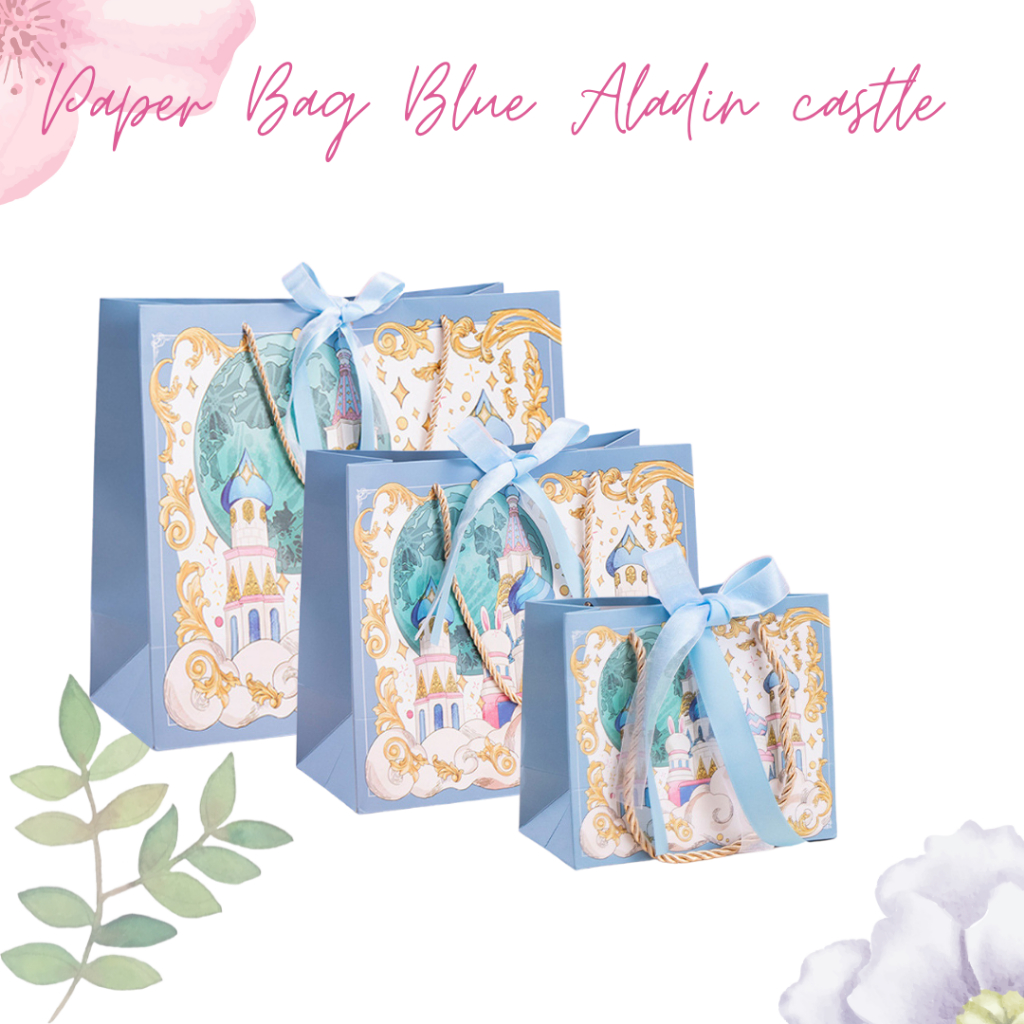 

Paper Bag Blue Aladin Castle