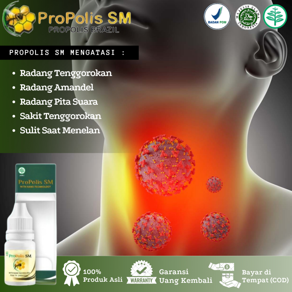 Obat Radang Tenggorokan, Tenggorokan Kering, Radang Amandel, Batuk Kering, Batuk Berdahak, Amandel B