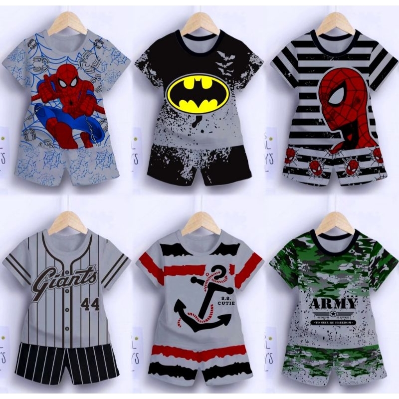 VALMELO SETELAN BAJU ANAK COWOK/BAJU ANAK LAKI LAKI/ SETELAN ANAK BAYI