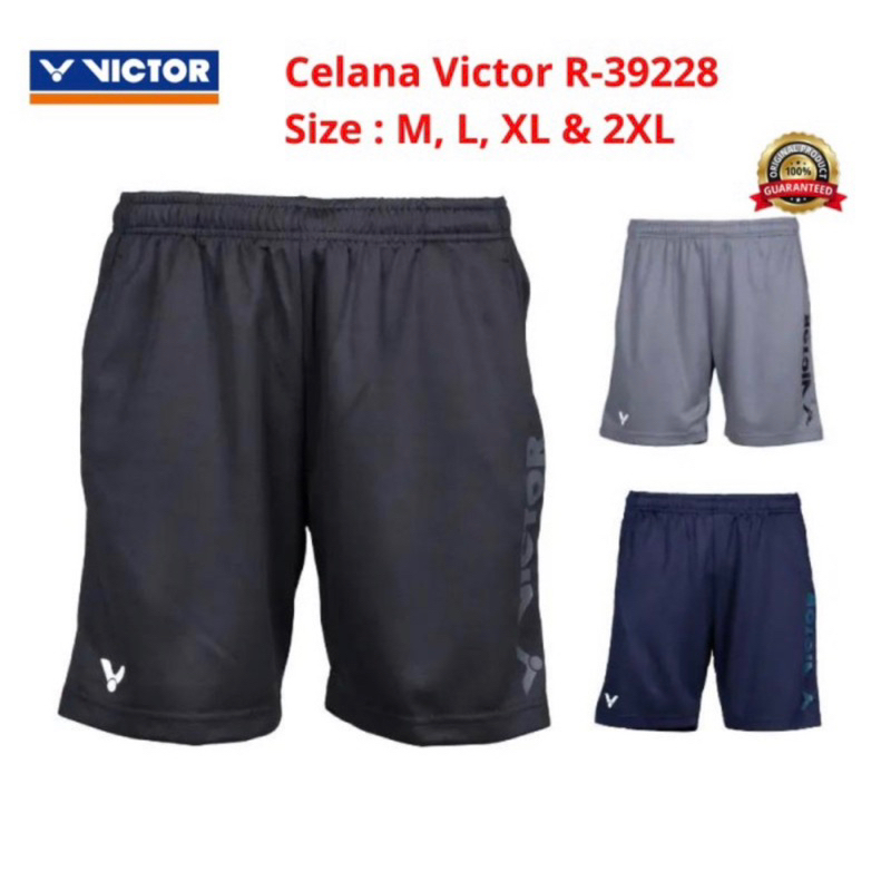 Celana Badminton Bulutangkis Victor R-39228 R39228 Shorts R 39228 Original - Celana Pendek Olahraga