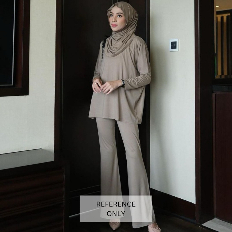 OneSet Shifa Setelan Celana Cutbray Set Pashmina Rayon Spandex Premium Adem Casula Fashion Muslim Se