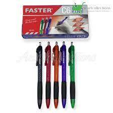 

Pulpen Faster C6 C600 FA6 C8000 EC3 C6000 Ballpoint new bolpen pen 12 pcs