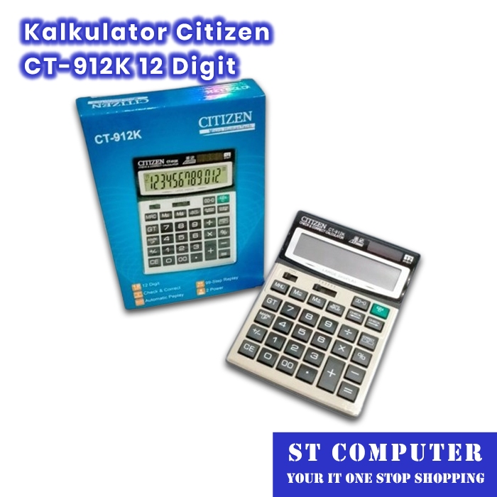 

Kalkulator Citizen CT-912K 12 Digit