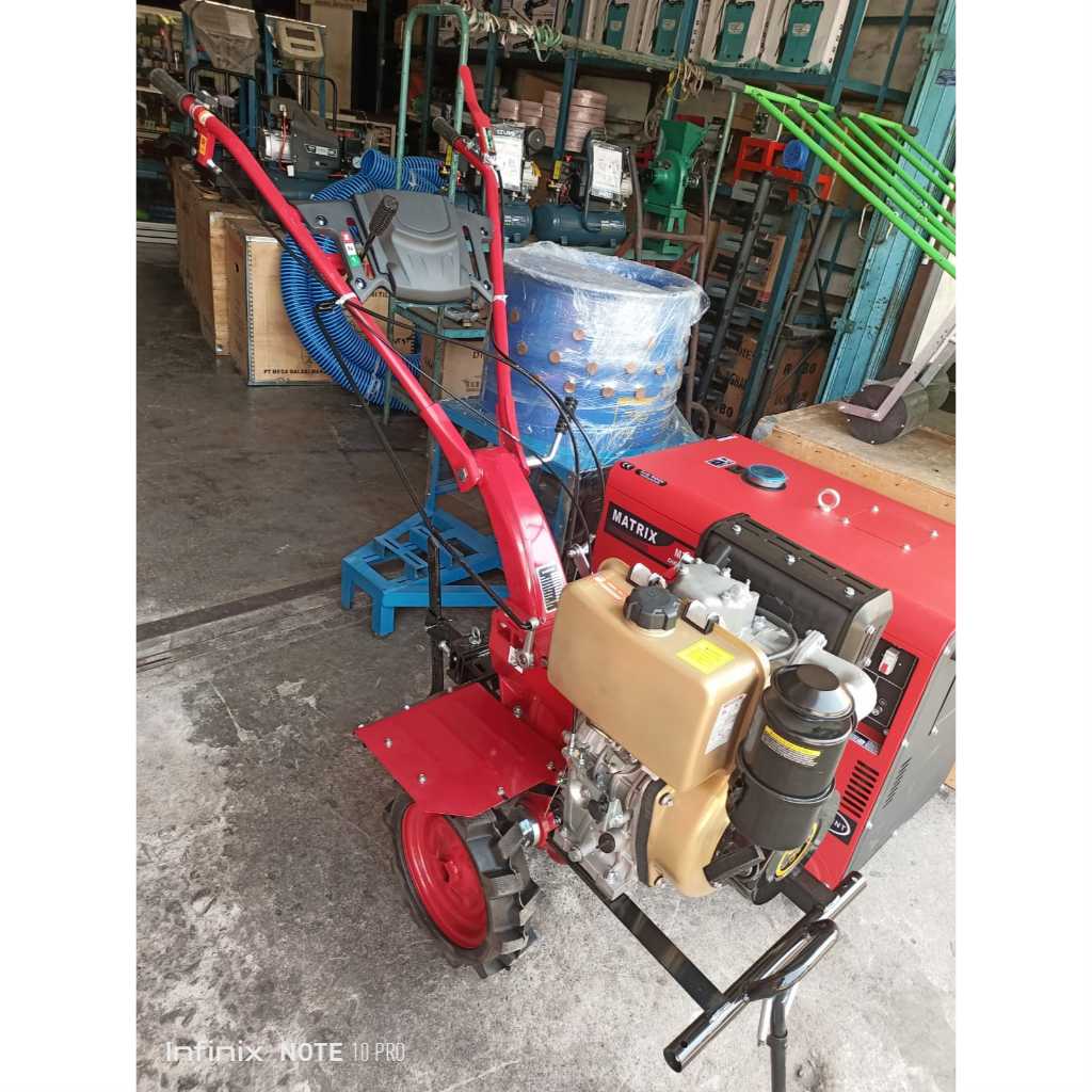 Mini Tiller Diesel Solar Traktor Mini MAESTRO DZ135T BIG POWER 13 PK