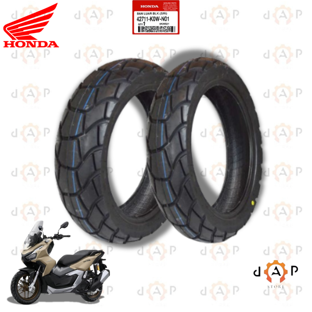K0W-N01 Ban Motor Depan / Belakang Tubeless 110/80 & 130/70 Ring 13 ADV 150 PCX 160 Federal AHM