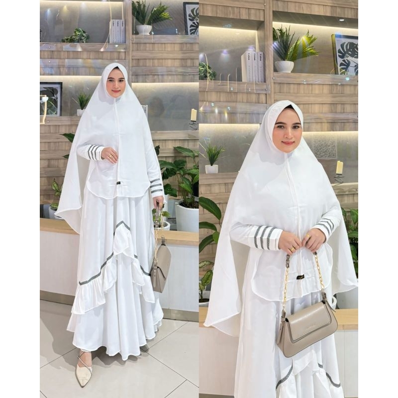 Gamis putih, Melati syari, gamis umroh