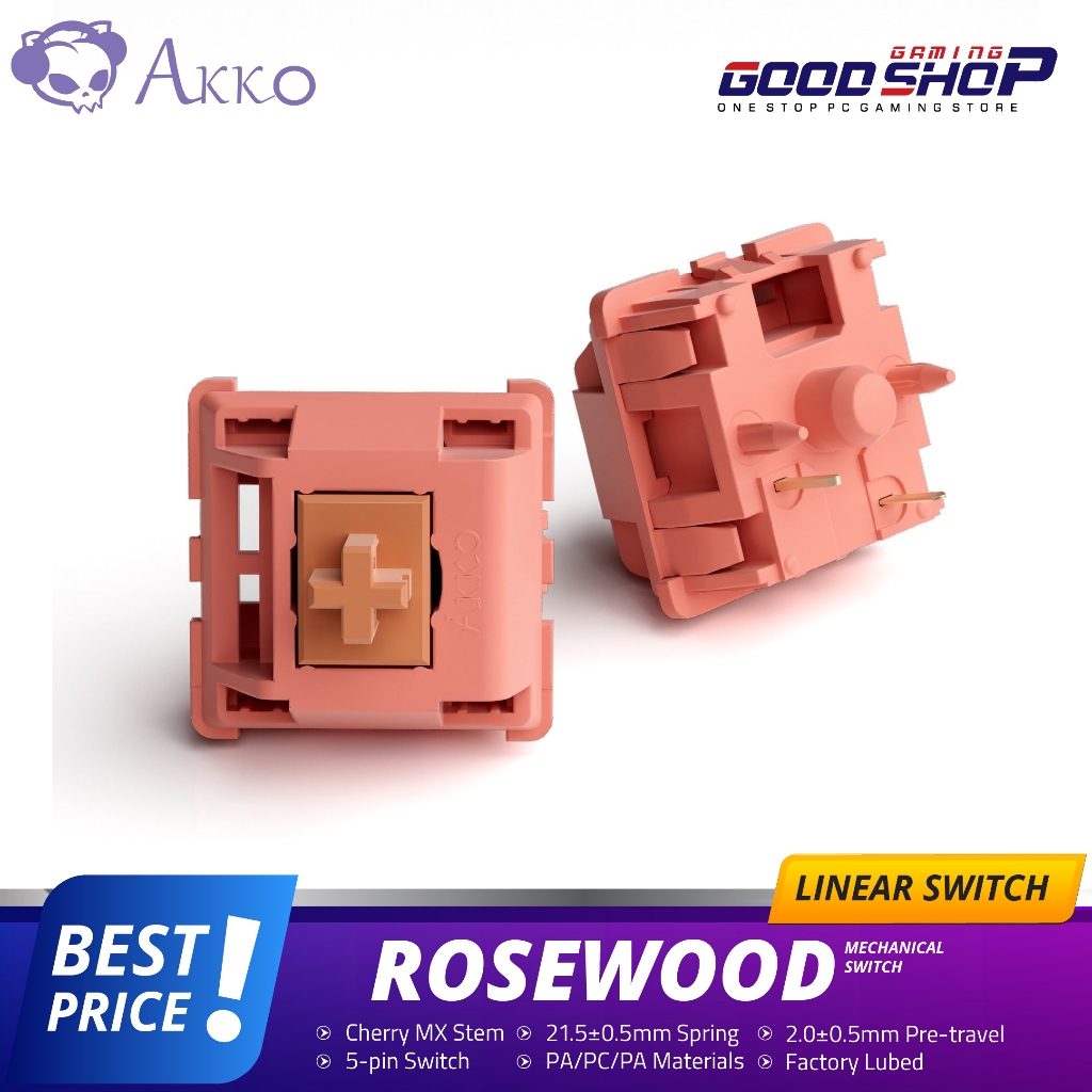 Akko Rosewood Linear Switch