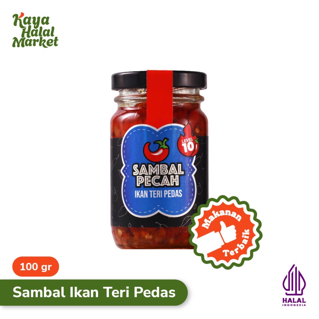 

Sambal Pedas Ikan Teri Medan Best Seller Sambal Pecah Kaya Halal Market