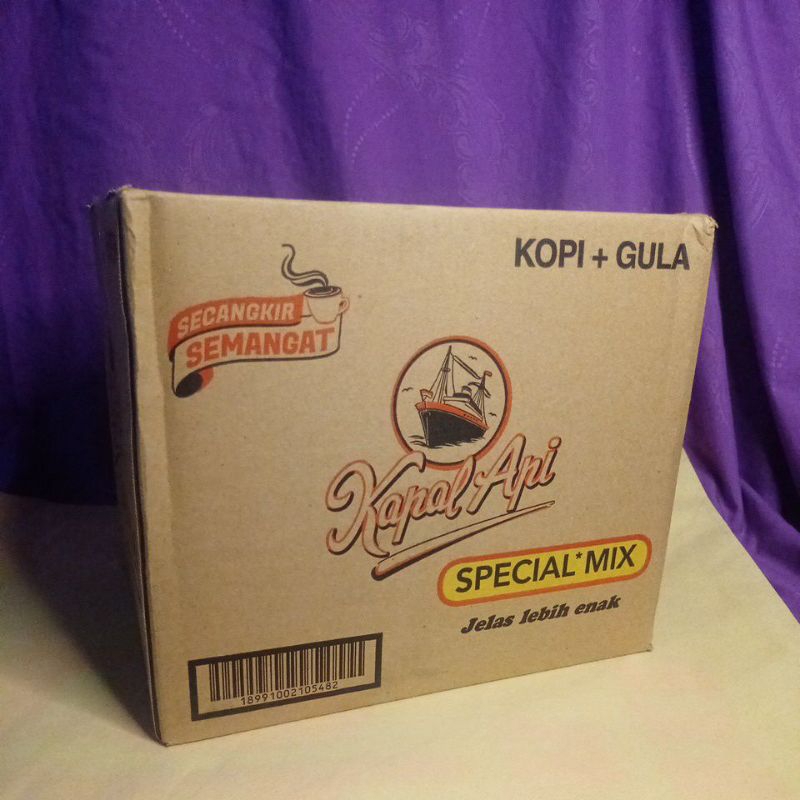 

kopi kapal api spesial mix 23gr 1 dusan isi 120 sachet