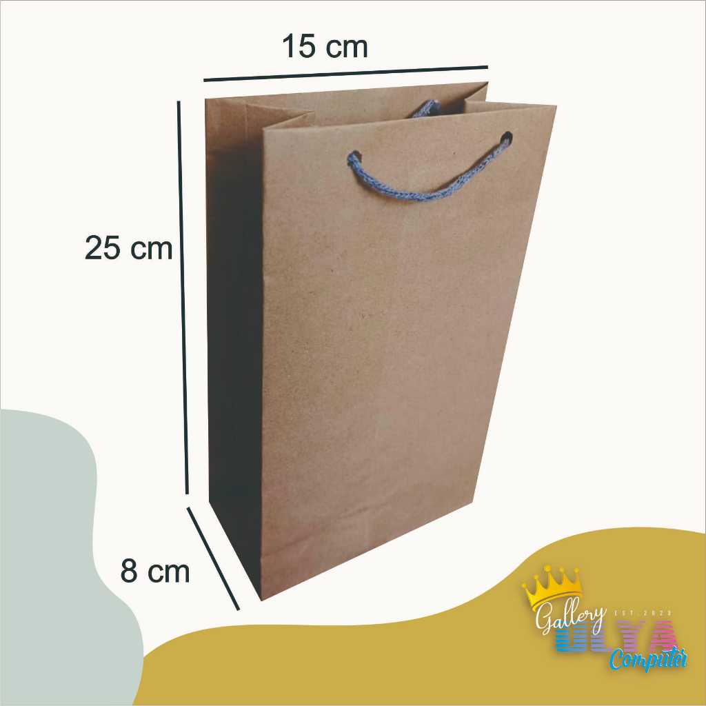 

Paperbag Murah / Tas Souvenir Coklat POLOS