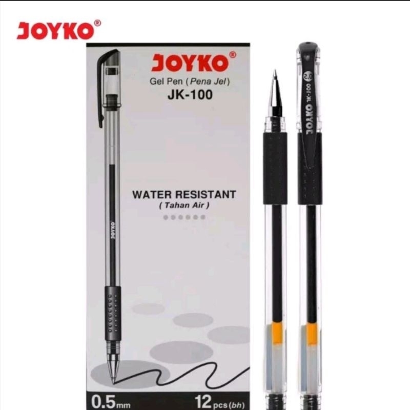

pulpen joyko jk - 100 Black 0.55 mm