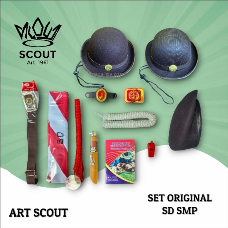 

Atribut Set Pramuka Paket SD SMP PUTRA PUTRI PENGGALANG Premium