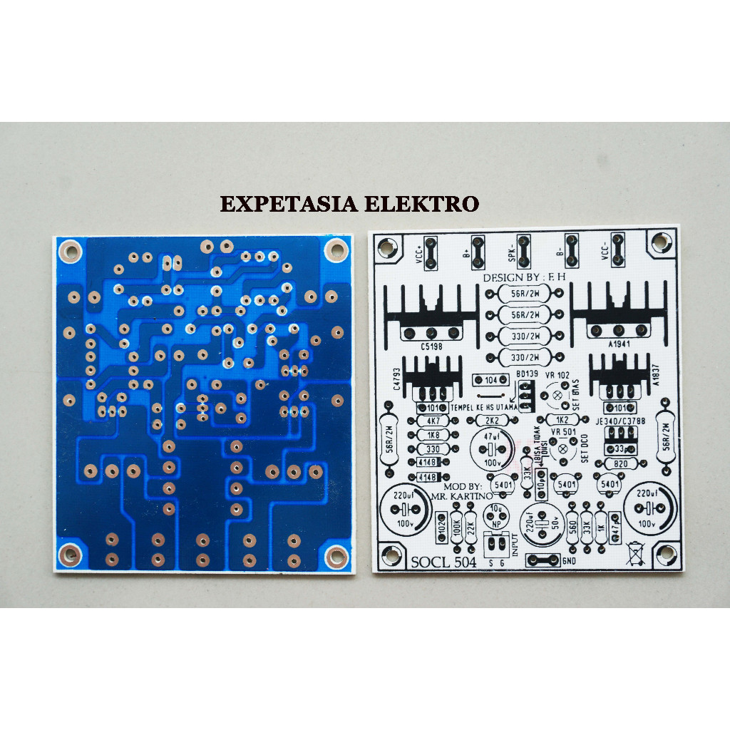 PCB SOCL 504 MODIF (karakter flat 32-55vac)