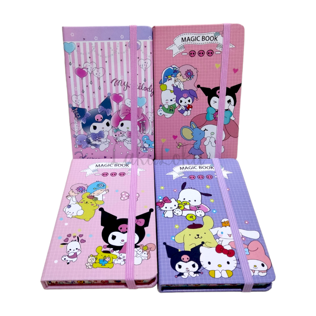 

Notes / Notebook Fancy Sanrio Sampul Hard Cover Tali JZ87271