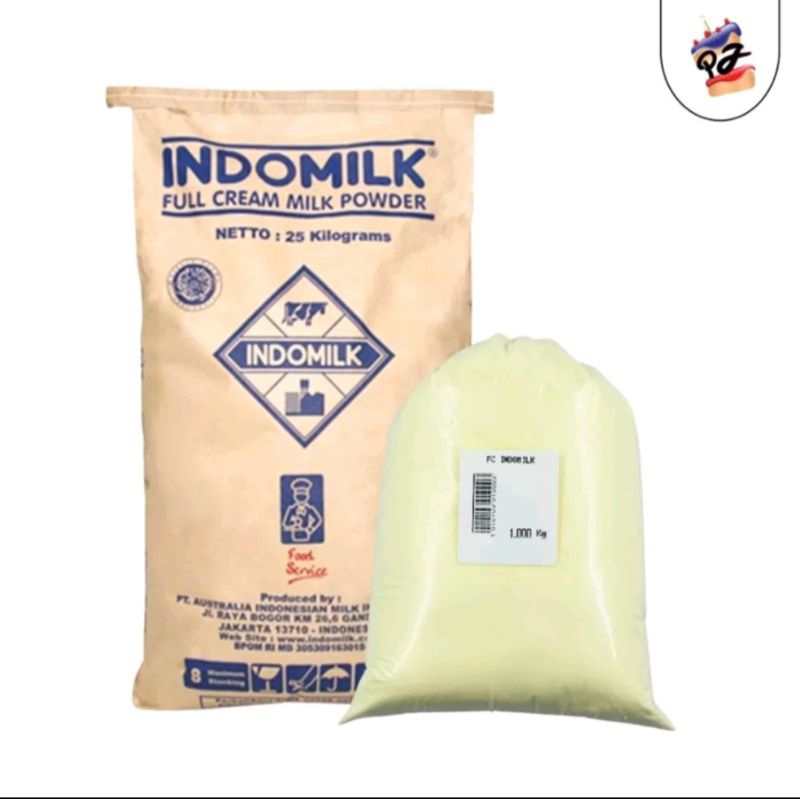 

Susu Full Cream Indomilk 1kg kemasan timbang