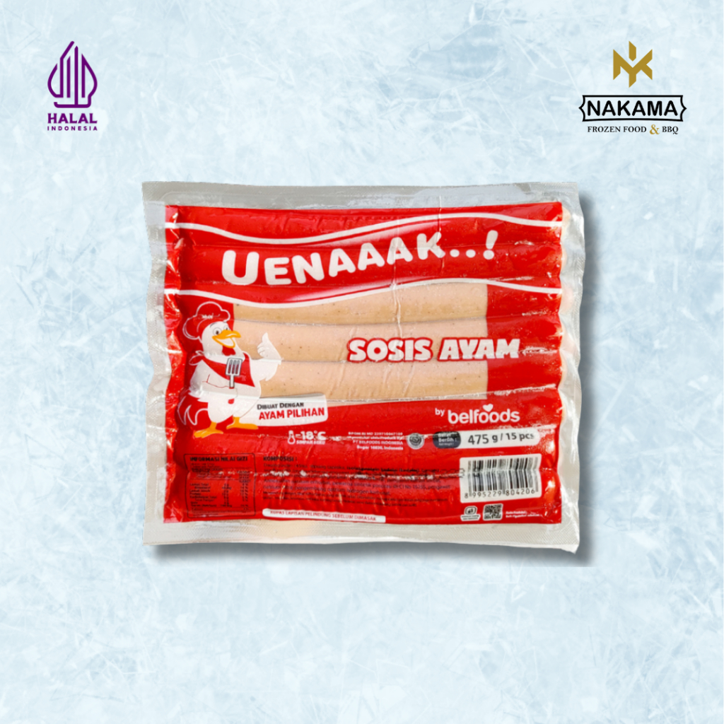 

Belfoods Uenak Sosis Ayam 475 Gram